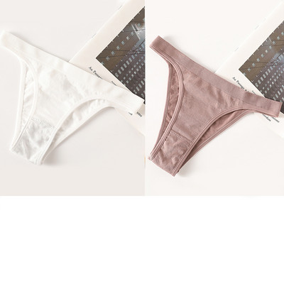 2 bucăți/set chiloți chiloți pentru femei G-String chiloți sexy chiloți pentru femeie lenjerie de corp din bumbac lenjerie sexy lenjerie sexy bikini fără sudură