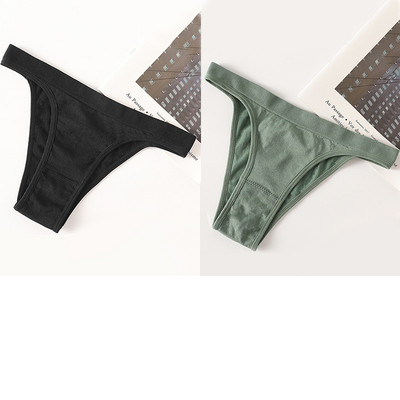 2 bucăți/set chiloți chiloți pentru femei G-String chiloți sexy chiloți pentru femeie lenjerie de corp din bumbac lenjerie sexy lenjerie sexy bikini fără sudură