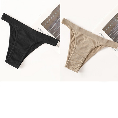 2 bucăți/set chiloți chiloți pentru femei G-String chiloți sexy chiloți pentru femeie lenjerie de corp din bumbac lenjerie sexy lenjerie sexy bikini fără sudură