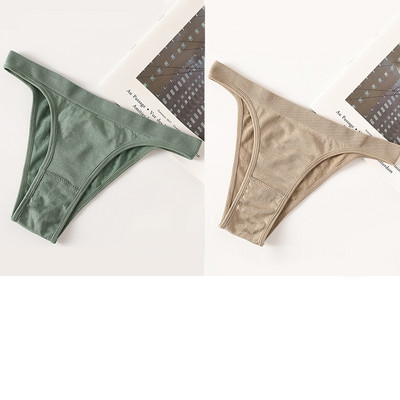 2 bucăți/set chiloți chiloți pentru femei G-String chiloți sexy chiloți pentru femeie lenjerie de corp din bumbac lenjerie sexy lenjerie sexy bikini fără sudură