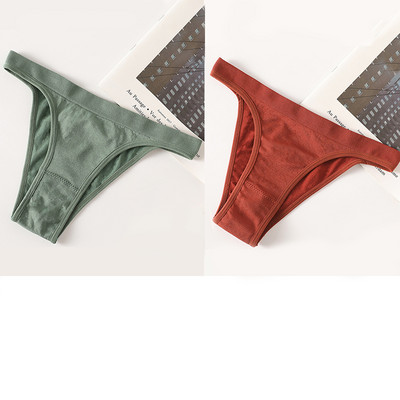 2 bucăți/set chiloți chiloți pentru femei G-String chiloți sexy chiloți pentru femeie lenjerie de corp din bumbac lenjerie sexy lenjerie sexy bikini fără sudură