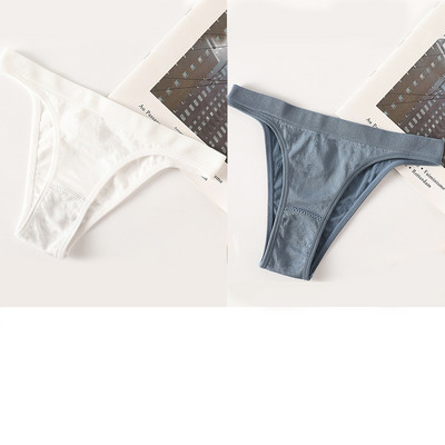 2 bucăți/set chiloți chiloți pentru femei G-String chiloți sexy chiloți pentru femeie lenjerie de corp din bumbac lenjerie sexy lenjerie sexy bikini fără sudură