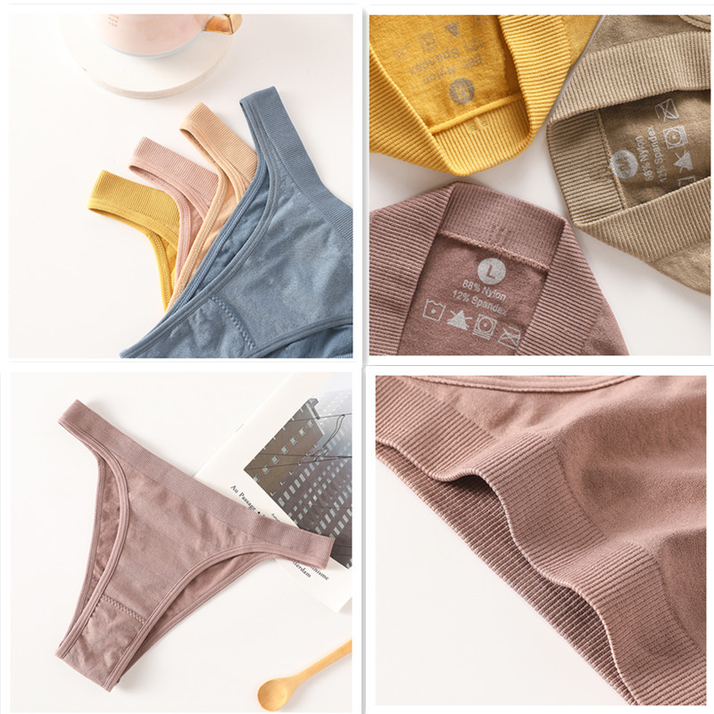 2 bucăți/set chiloți chiloți pentru femei G-String chiloți sexy chiloți pentru femeie lenjerie de corp din bumbac lenjerie sexy lenjerie sexy bikini fără sudură