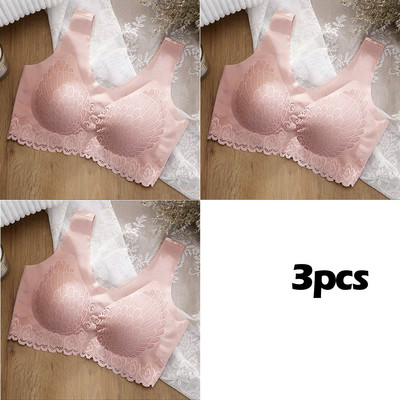 3 buc./lot Sutien din latex de dimensiuni mari Sutiene fără cusături pentru lenjerie de corp pentru femei BH Bralette Push Up cu sutien de vesta de sus Dorpshipping