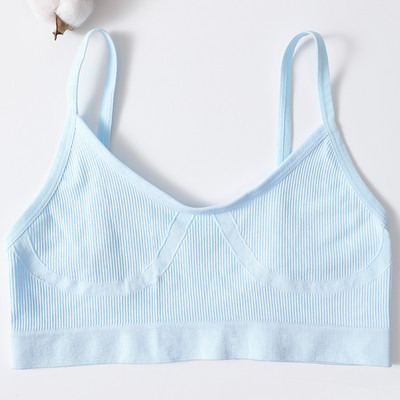 Topuri crop sexy pentru femei, sutien cu tuburi, îmbrăcăminte de stradă, bandă, fără mâneci, fără sudură, sutien sport, crop, camis, tricou, tank de bază