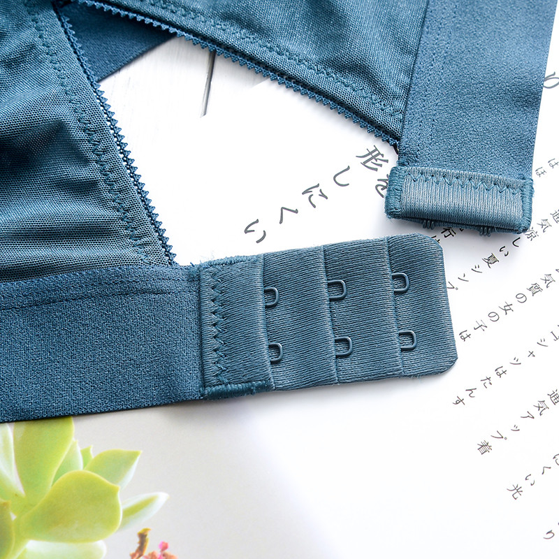 Σουτιέν No Steel Ring Women Gather The Breasts French Triangle Cup σέξι ροζ δαντέλα Εξαιρετικά λεπτό σουτιέν 4 διαθέσιμα χρώματα