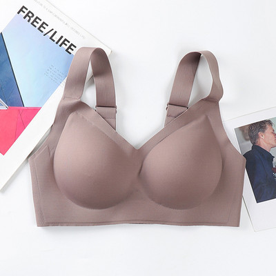 Tai lateksist mittejätev aluspesu, naiste mood, laiad rihmad, ilma terasrõngata, reguleeritav sportlik longusvastane vest rinnahoidja