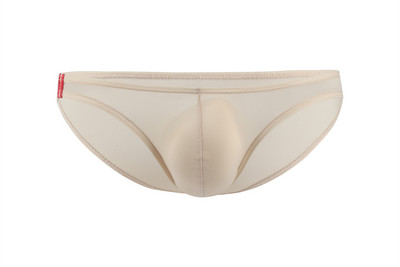 U convex, subțire, mătase de gheață, talie joasă, lenjerie de corp pentru bărbați, slip, costum de baie pentru bărbați.