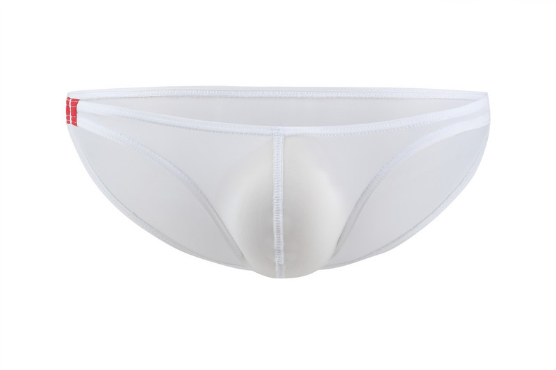U convex, subțire, mătase de gheață, talie joasă, lenjerie de corp pentru bărbați, slip, costum de baie pentru bărbați.