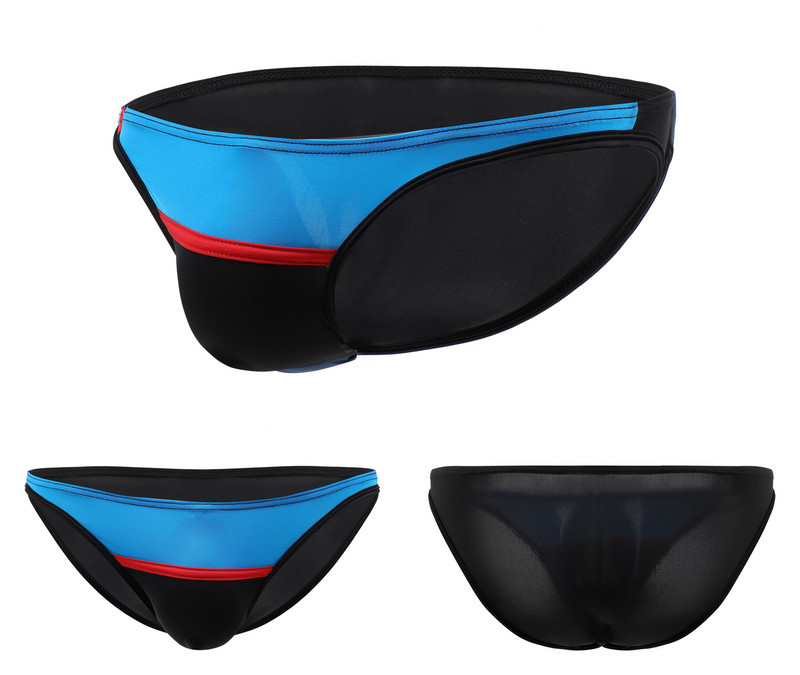 Muške gaćice U konveksne ledeno svilene hit boje Japanski trokutasti gaćice j kupaće kostime s remenom