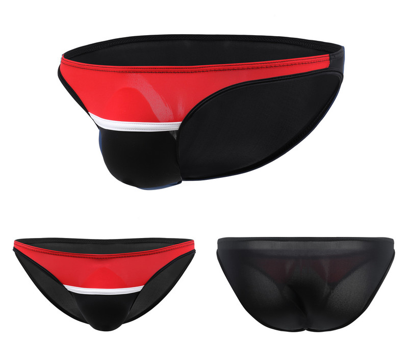 Muške gaćice U konveksne ledeno svilene hit boje Japanski trokutasti gaćice j kupaće kostime s remenom