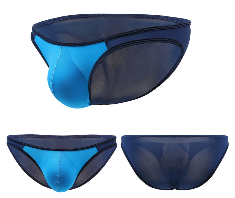 Ανδρικό εσώρουχο U κυρτό μεταξωτό πάγο με χαμηλή μέση χιτ χρώμα διαμάντι τριγωνικό παντελόνι μαγιό jockstrap μαγιό