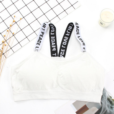 Seksi Push Up grudnjak Sportski grudnjak za jogu Bez čeličnih prstenova Žensko donje rublje Beauty Natrag Engleska abeceda Naramenice Tube Top