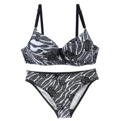 Nouvelle Seamless New Arrivals ABC G-string Ženski komplet donjeg rublja Plus Size Lace Bralette grudnjak s printom Komplet Push Up komplet donjeg rublja