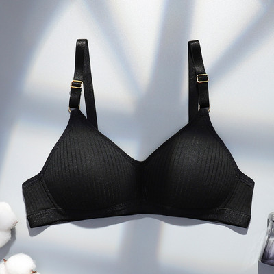 Sutiene pentru femei Studente Fete Sutien fără sârmă Sutien moale Push Up Subțire 3/4 cupe Lenjerie de corp Respirabil fără sârmă Sutiene fără cusături