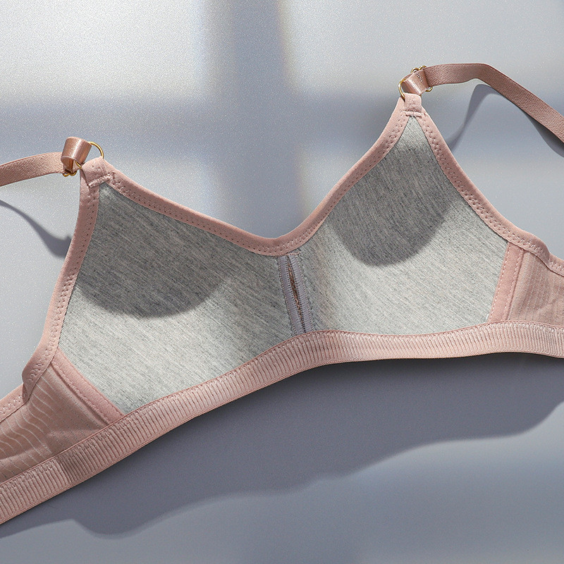 Sutiene pentru femei Studente Fete Sutien fără sârmă Sutien moale Push Up Subțire 3/4 cupe Lenjerie de corp Respirabil fără sârmă Sutiene fără cusături