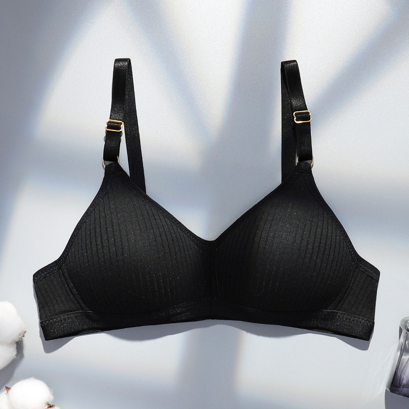 Sutiene pentru femei Studente Fete Sutien fără sârmă Sutien moale Push Up Subțire 3/4 cupe Lenjerie de corp Respirabil fără sârmă Sutiene fără cusături