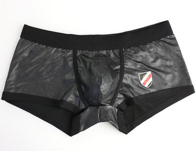 JULGE INIMENE Seksikad mehed kunstnahast bokserid lühikesed püksid aluspesu meeste aluspüksid U kumer kott Bokserpüksid meestele