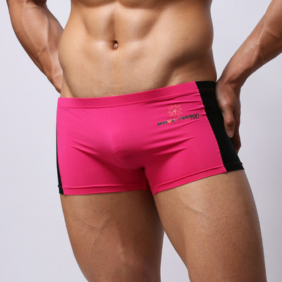 BRAVE PERSON Ανδρικά σορτς μπόξερ Splice design Super μαλακά υψηλής ποιότητας Ανδρικά εσώρουχα μπόξερ Λεπτά αναπνεύσιμα ανδρικά σώβρακα B1005