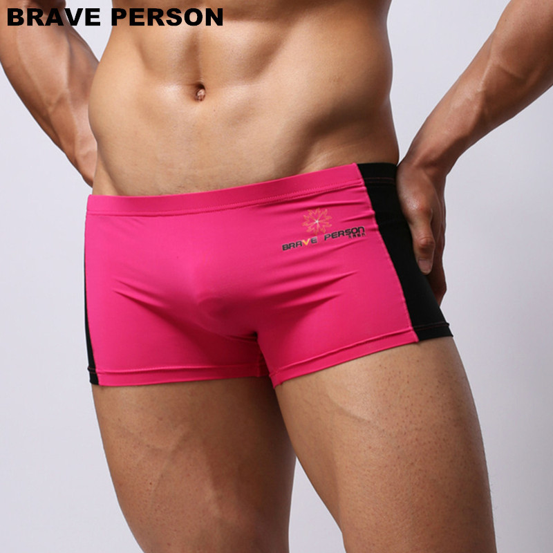 BRAVE PERSON Ανδρικά σορτς μπόξερ Splice design Super μαλακά υψηλής ποιότητας Ανδρικά εσώρουχα μπόξερ Λεπτά αναπνεύσιμα ανδρικά σώβρακα B1005