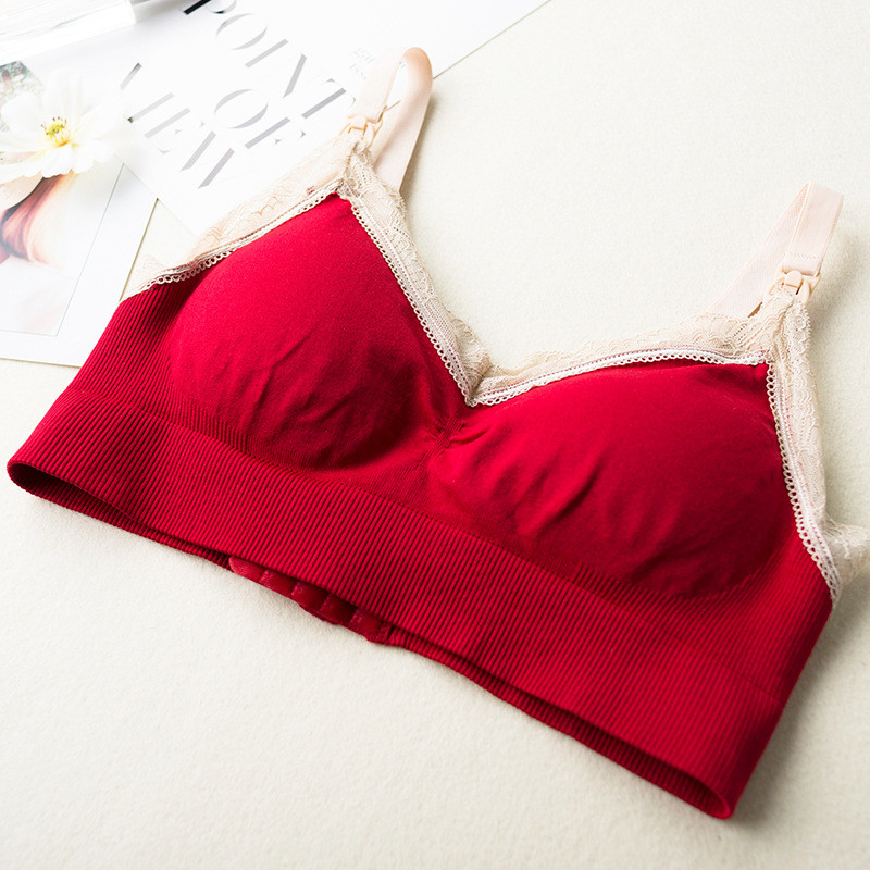 Sanderala Sutiene sexy pentru femei Bralette Plus Size Moale Cupă plină fără fir Confortabil Lenjerie de zi cu zi pentru femei Sutien de lenjerie căptușit