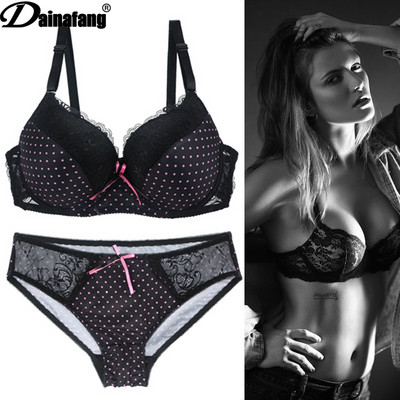 DaiNaFang New Sexy BCDE Cup Sutien Sets Dantela Push Up Lenjerie de corp Chiloți Racoritoare Franța Plus Size Lenjerie Costum