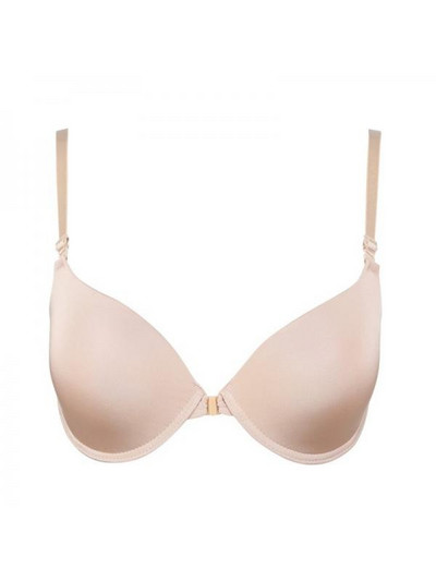 Sutien pentru piept mic pentru femei Lenjerie cu sârmă, primăvară, vară, fără sudură, sexy cu nasturi în față, sutien cu deschidere cu nasturi în față, lenjerie de corp Push Up