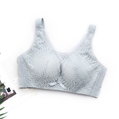 Sutiene din dantelă dulce mărime 46/105 pentru femei Sutien cu o cupă cu găuri Închidere la spate cu împingere în sus Lenjerie de corp confortabilă cu cupă plină ajustată