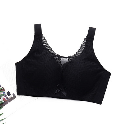 Sutiene din dantelă dulce mărime 46/105 pentru femei Sutien cu o cupă cu găuri Închidere la spate cu împingere în sus Lenjerie de corp confortabilă cu cupă plină ajustată