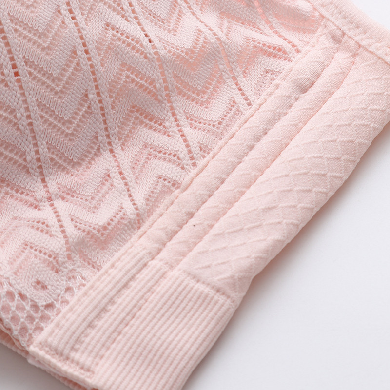 Sutiene din dantelă dulce mărime 46/105 pentru femei Sutien cu o cupă cu găuri Închidere la spate cu împingere în sus Lenjerie de corp confortabilă cu cupă plină ajustată