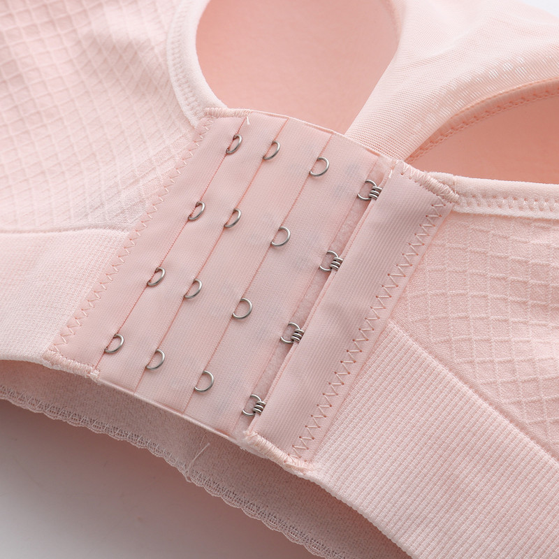 Sutiene din dantelă dulce mărime 46/105 pentru femei Sutien cu o cupă cu găuri Închidere la spate cu împingere în sus Lenjerie de corp confortabilă cu cupă plină ajustată