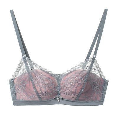 Sanderala 2019 Sexy Femei Sutiene cu imprimeu subțire, dantelă, lenjerie lenjerie cupa AB, sutien ajustat, lenjerie feminină Push Up