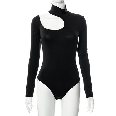 YiDuo 2022, viena pleca, melns bodijs ar kaklasaiti