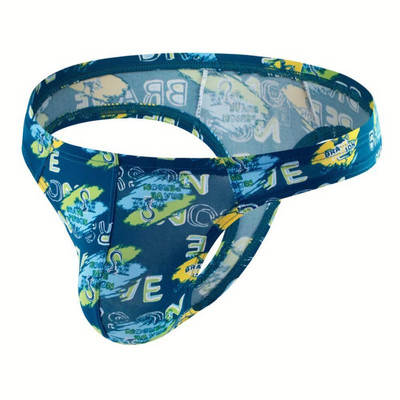 BRAVE PERSON Seksikad meeste aluspesu Stringid Nailonist Meeste aluspüksid G-stringid Prindiga aluspüksid Stringid meestele Bikiinipüksid 2023 Uus