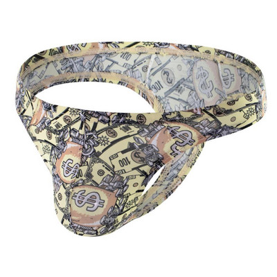 BRAVE PERSON Seksikad meeste aluspesu Stringid Nailonist Meeste aluspüksid G-stringid Prindiga aluspüksid Stringid meestele Bikiinipüksid 2023 Uus