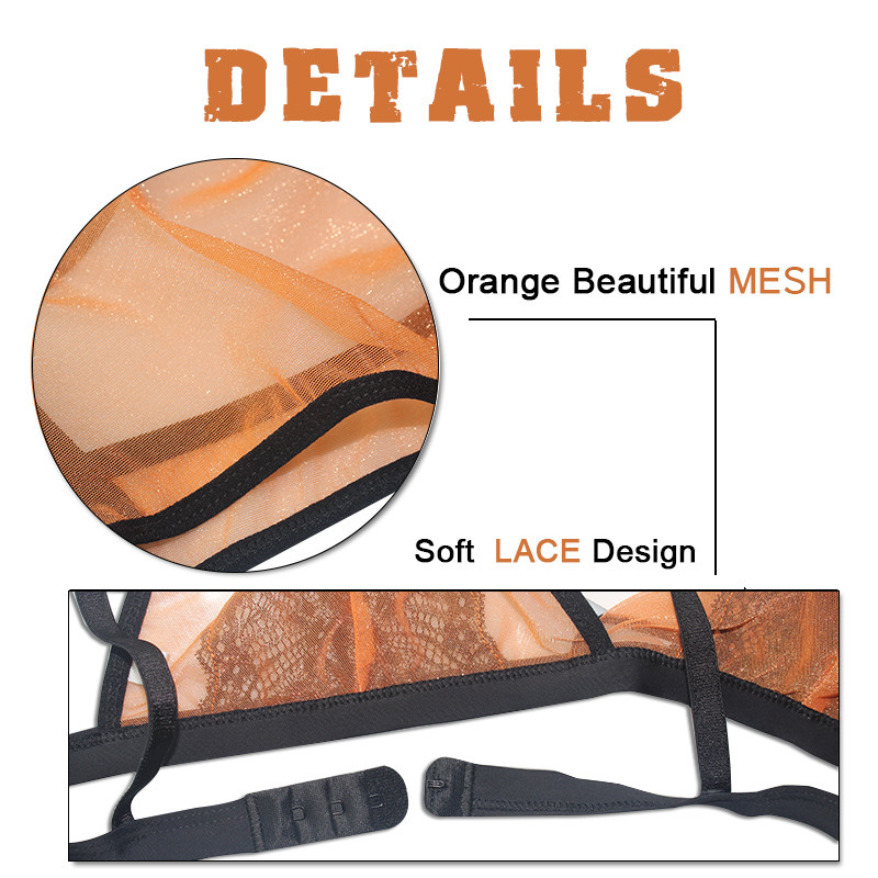 Σέξι Σετ σουτιέν σύρμα Δωρεάν διαφανή υπερλεπτά γυναικεία εσώρουχα χωρίς ραφή, χωρίς επένδυση, αναπνεύσιμα γυναικεία οικεία Γυναικεία δαντέλα Bralette