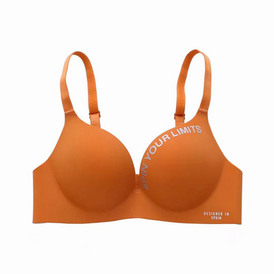 Ženski bešavni grudnjak Seksi Push Up Bralette donje rublje Bežično žensko donje rublje Modni grudnjaci s uzorkom slova Tri četvrtine (3/4 šalice)