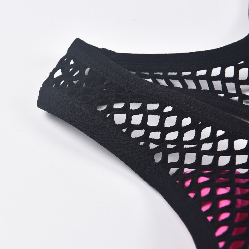 Sutien Sanderala Hollow Out Sport-Top Fără cusături Fitness Yoga Sutiene Femei Sală de gimnastică Vestă căptușită pentru alergare Top Crop Push Up rezistent la șocuri