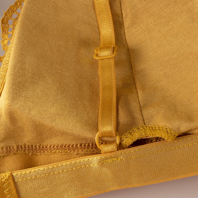 Γυναικεία Δαντελένια Σετ σουτιέν Εσώρουχα χωρίς ραφές Γιλέκο χωρίς πλάτη με προσαρμοσμένες τιράντες Εσώρουχα Floral απαλά άνετα σετ εσωρούχων