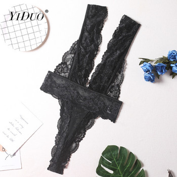 YiDuo Lace Bodysuit Γυναικείο αμάνικο εξώπλατο λεπτό κορμάκι 2022 Γυναικείο Μαύρο Sexy Teddies Bodysuit Body Top Femme боди женское