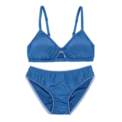 Set sutien și chiloți din mătase pentru Seturi de lenjerie intimă pentru damă Set de lenjerie lenjerie sexy Bralette Push Up Top femei femei 2 piese Haine exotice