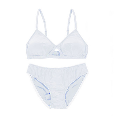 Set sutien și chiloți din mătase pentru Seturi de lenjerie intimă pentru damă Set de lenjerie lenjerie sexy Bralette Push Up Top femei femei 2 piese Haine exotice