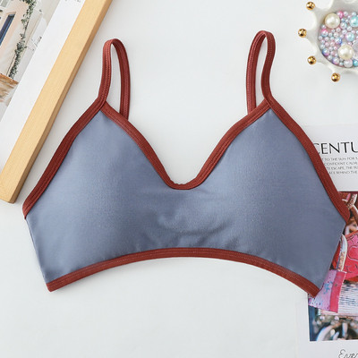 Naiste spordirinnahoidjad Kiiresti kuivavad elastsed polsterdatud jõusaalis jooksvad skeep rinnahoidjad ühevärvilised Fitness Yoga Sport hingavad topid