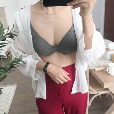 Sutiene din bumbac pentru femei Sutien Push Up Lenjerie sexy Sutien fără sârmă Sutien căptușit Confort Top Bralette pentru femei Lenjerie de corp fără cusături