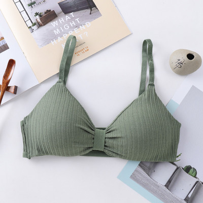 Sutiene din bumbac pentru femei Sutien Push Up Lenjerie sexy Sutien fără sârmă Sutien căptușit Confort Top Bralette pentru femei Lenjerie de corp fără cusături