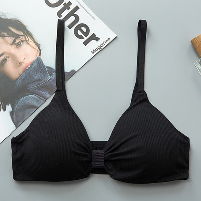 Sutiene din bumbac pentru femei Sutien Push Up Lenjerie sexy Sutien fără sârmă Sutien căptușit Confort Top Bralette pentru femei Lenjerie de corp fără cusături
