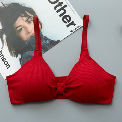Sutiene din bumbac pentru femei Sutien Push Up Lenjerie sexy Sutien fără sârmă Sutien căptușit Confort Top Bralette pentru femei Lenjerie de corp fără cusături