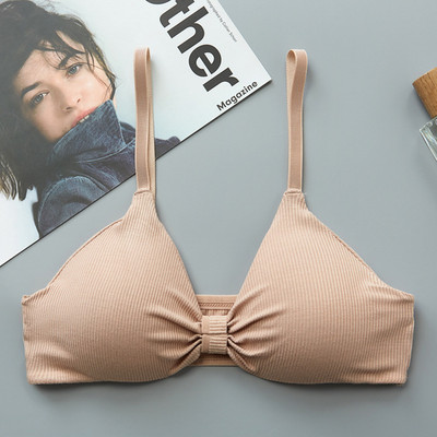 Sutiene din bumbac pentru femei Sutien Push Up Lenjerie sexy Sutien fără sârmă Sutien căptușit Confort Top Bralette pentru femei Lenjerie de corp fără cusături