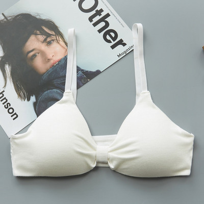 Sutiene din bumbac pentru femei Sutien Push Up Lenjerie sexy Sutien fără sârmă Sutien căptușit Confort Top Bralette pentru femei Lenjerie de corp fără cusături