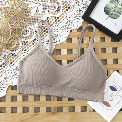 ASHEYWR Sutiene la modă pentru femei, frumusețe, spate, rezistent la șocuri, cu push-up, lenjerie de corp, solidă, antrenament, sexy, respirabilă, cu sutien pentru femei